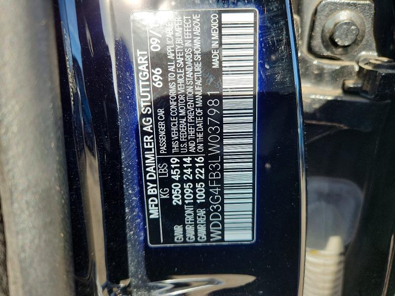 Продажа на аукционе авто 2020 Mercedes-benz A, vin: WDD3G4FB3LW037981, номер лота: 53903376