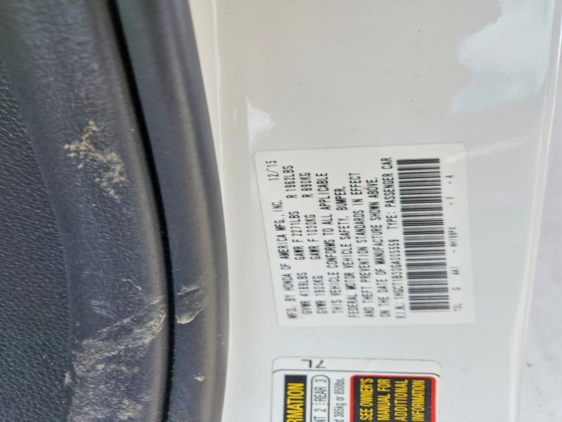 2016 Honda Accord მანქანა იყიდება აუქციონზე, vin: 1HGCT1B30GA005559, აუქციონის ნომერი: 54212226