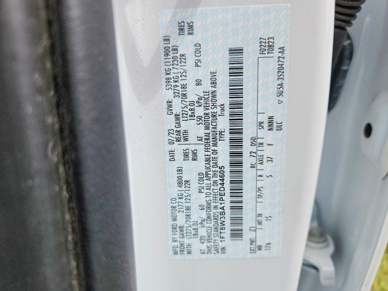 51350796 :رقم المزاد ، 1FT8W3BA1PED44605 vin ، 2023 Ford F350 مزاد بيع