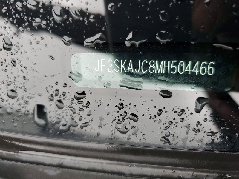 54406416 :رقم المزاد ، JF2SKAJC8MH504466 vin ، 2021 Subaru Forester مزاد بيع