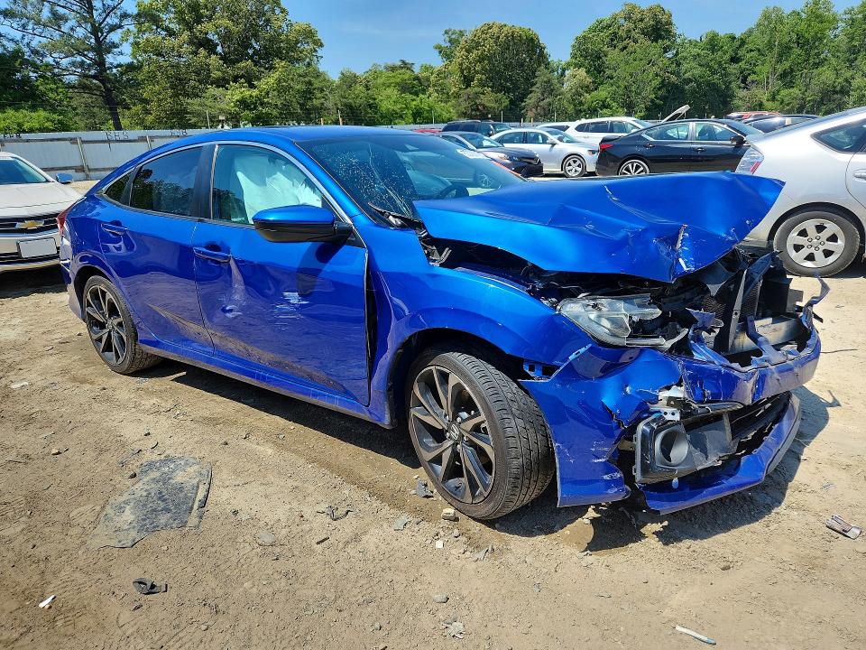 Продаж на аукціоні авто 2019 Honda Civic, vin: 2HGFC2F84KH594294, номер лоту: 53706716