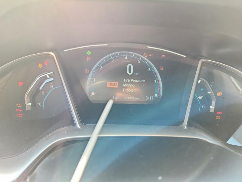 53530886 :رقم المزاد ، JHMFC1F76KX004140 vin ، 2019 Honda Civic مزاد بيع