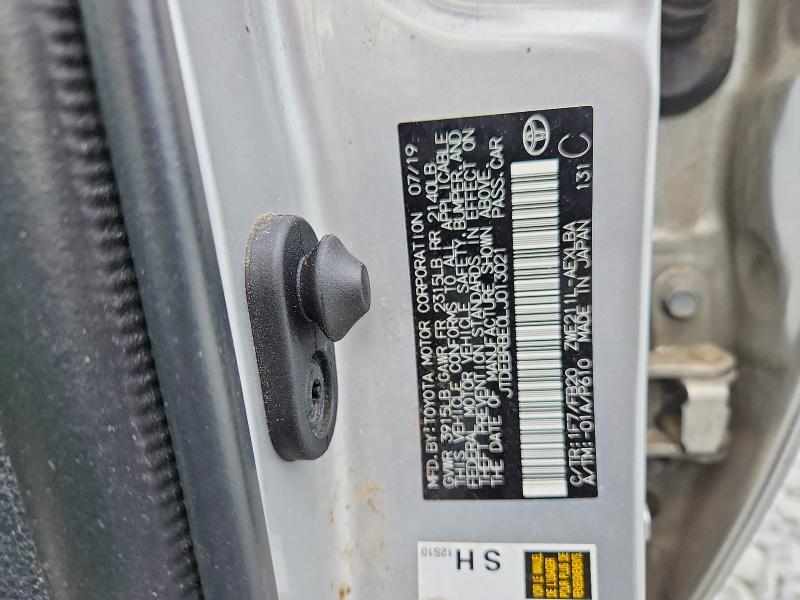 2020 Toyota Corolla მანქანა იყიდება აუქციონზე, vin: JTDEBRBE0LJ013021, აუქციონის ნომერი: 53222026