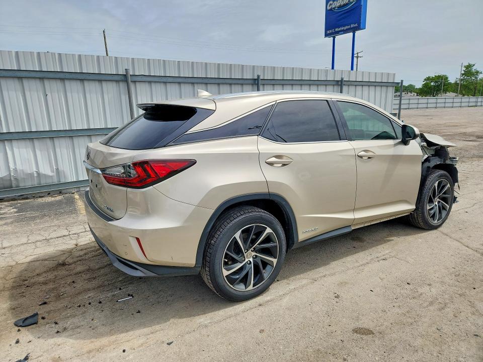 Продаж на аукціоні авто 2017 Lexus Rx 450h, vin: 2T2BGMCA9HC019322, номер лоту: 54389216