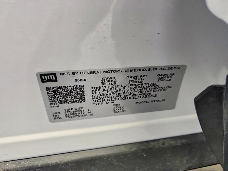 55403936 :رقم المزاد ، 3GKALTEG8RL373553 vin ، 2024 Gmc Terrain مزاد بيع