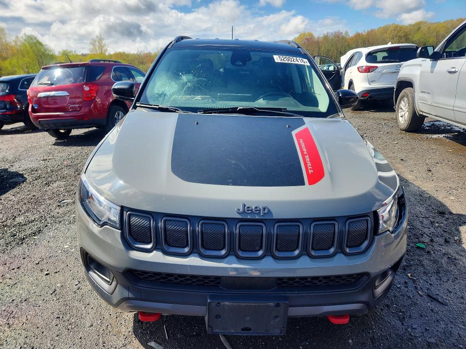 52002416 :رقم المزاد ، 3C4NJDDB3NT190134 vin ، 2022 Jeep Compass مزاد بيع
