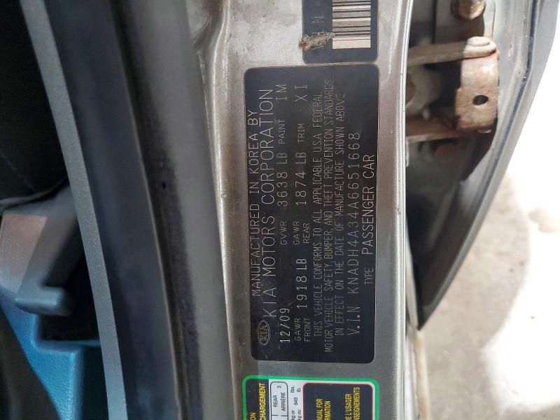Aukcja sprzedaży 2010 Kia Lx 4 Door, vin: KNADH4A34A6651668, numer aukcji: 55530526