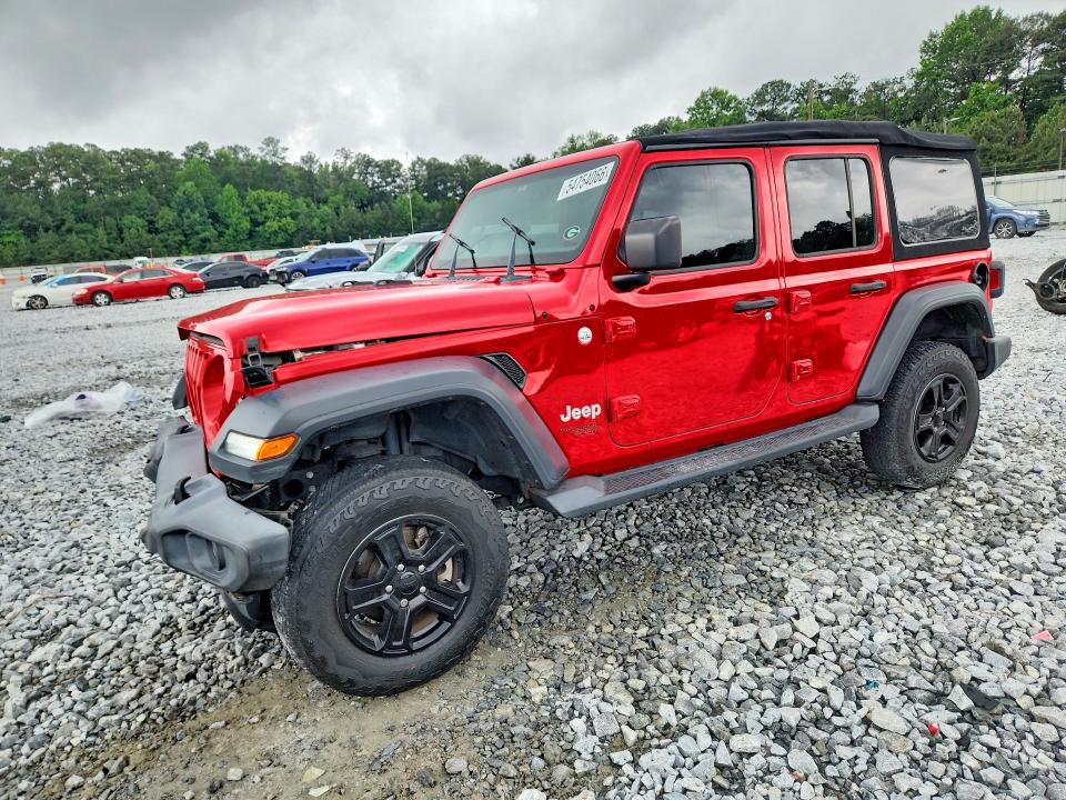 Продажа на аукционе авто 2018 Jeep Wrangler Unlimited, vin: 1C4HJXDG8JW109479, номер лота: 54754066