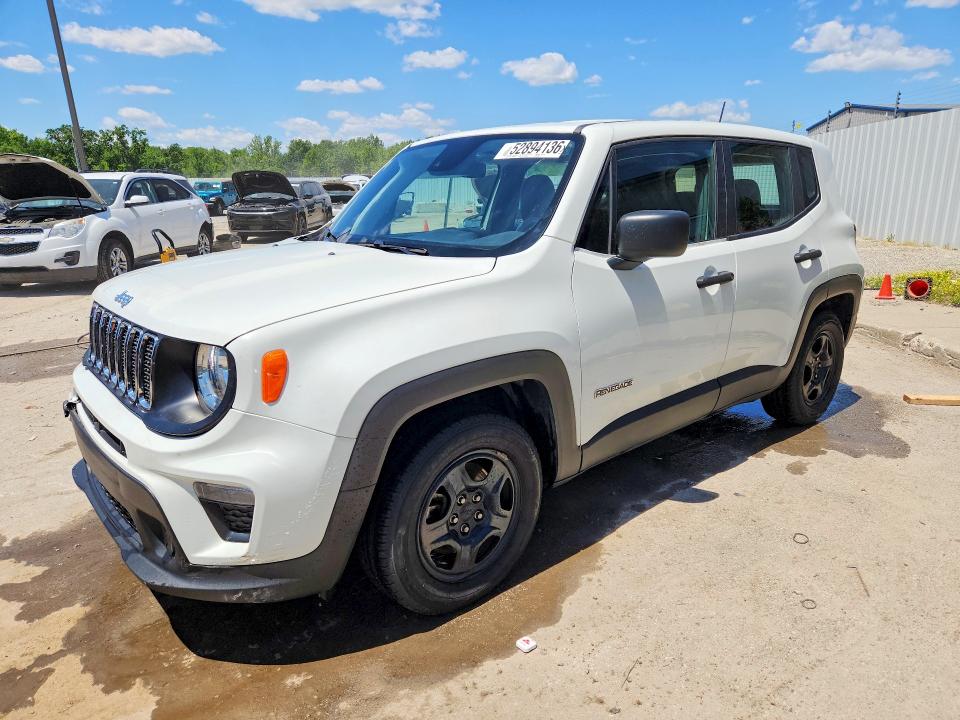 Продажа на аукционе авто 2021 Jeep Renegade, vin: ZACNJCABXMPM34203, номер лота: 52894136