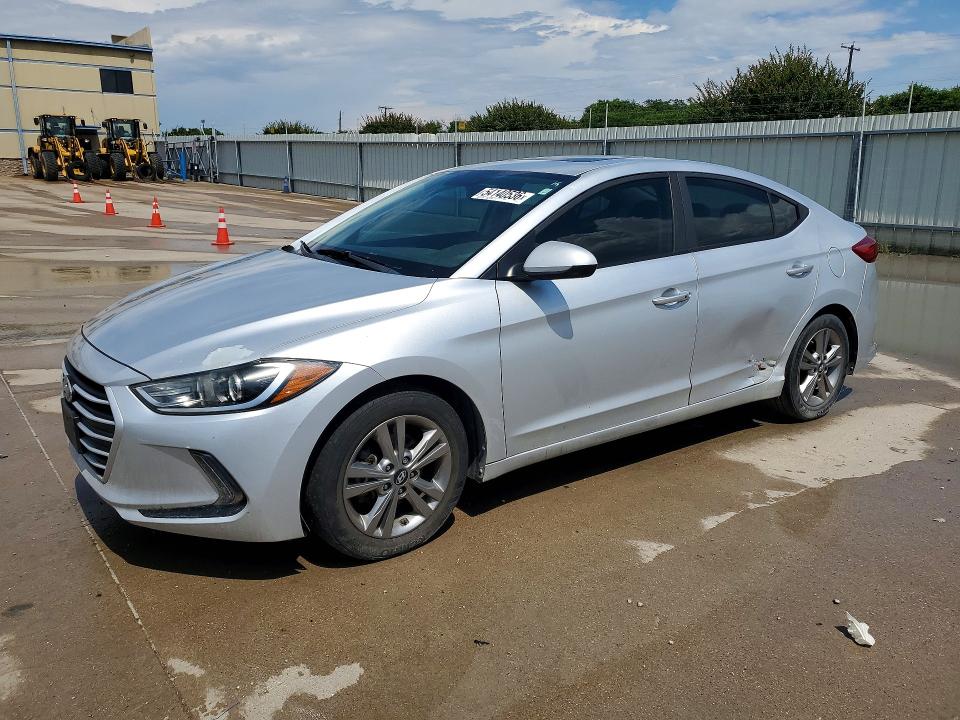 2018 Hyundai Elantra მანქანა იყიდება აუქციონზე, vin: KMHD84LF4JU586161, აუქციონის ნომერი: 54140536