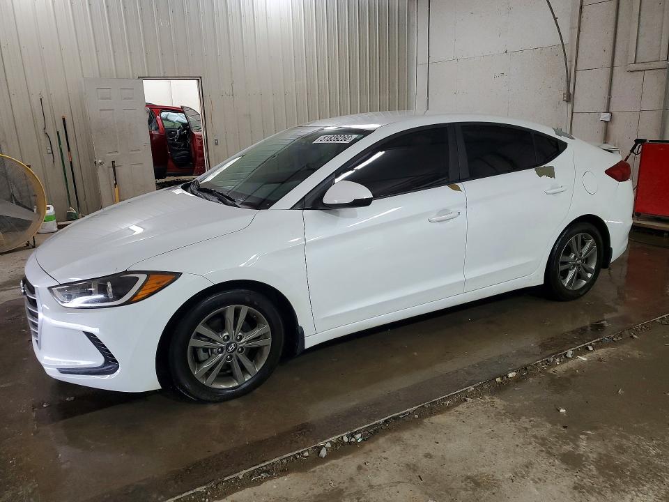 2018 Hyundai Elantra მანქანა იყიდება აუქციონზე, vin: 5NPD84LF5JH343845, აუქციონის ნომერი: 51839266