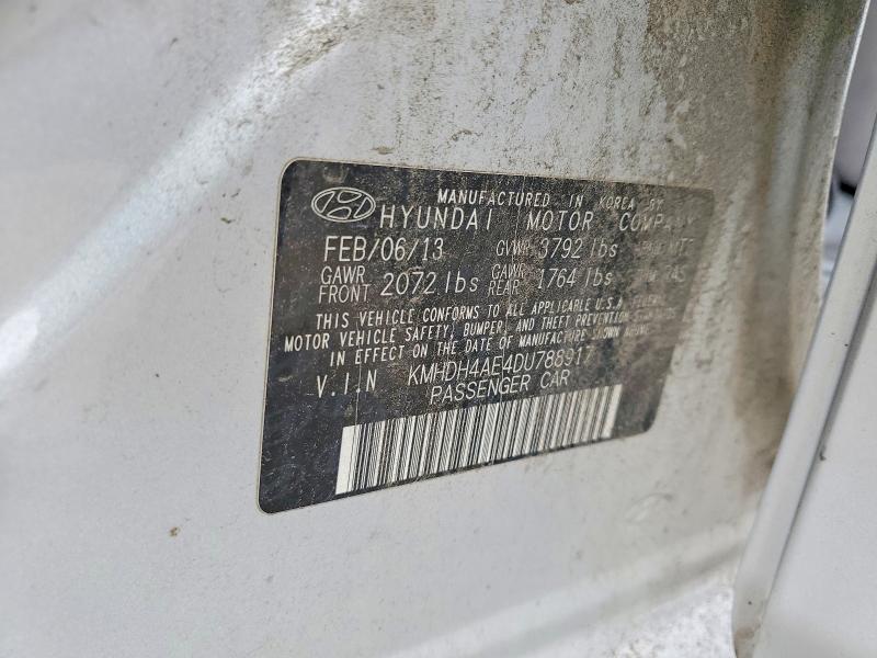 Продаж на аукціоні авто 2013 Hyundai Elantra, vin: KMHDH4AE4DU788917, номер лоту: 54394706