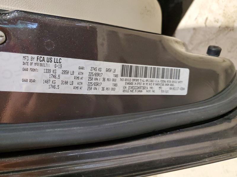 Aukcja sprzedaży 2019 Dodge Grand Caravan, vin: 2C4RDGCGXKR736014, numer aukcji: 52581316
