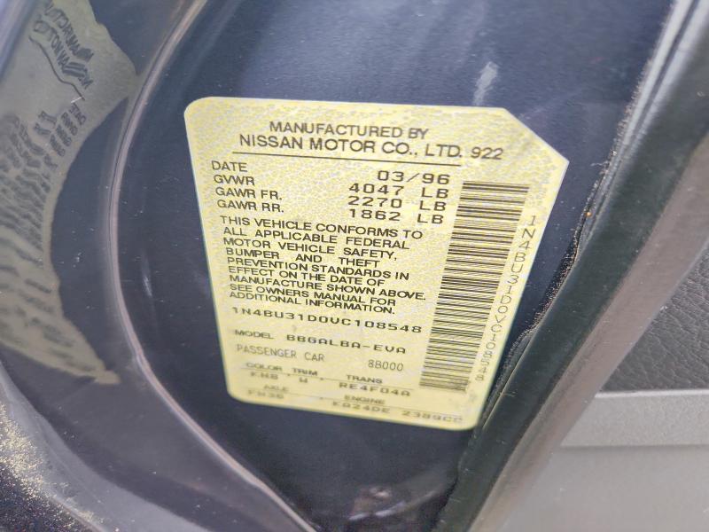 Продаж на аукціоні авто 1997 Nissan Altima, vin: 1N4BU31D0VC108548, номер лоту: 55052186