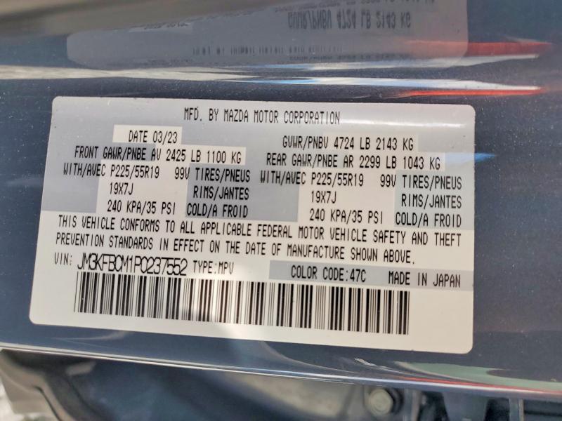 Aukcja sprzedaży 2023 Mazda Cx-5, vin: JM3KFBCM1P0237552, numer aukcji: 52469196