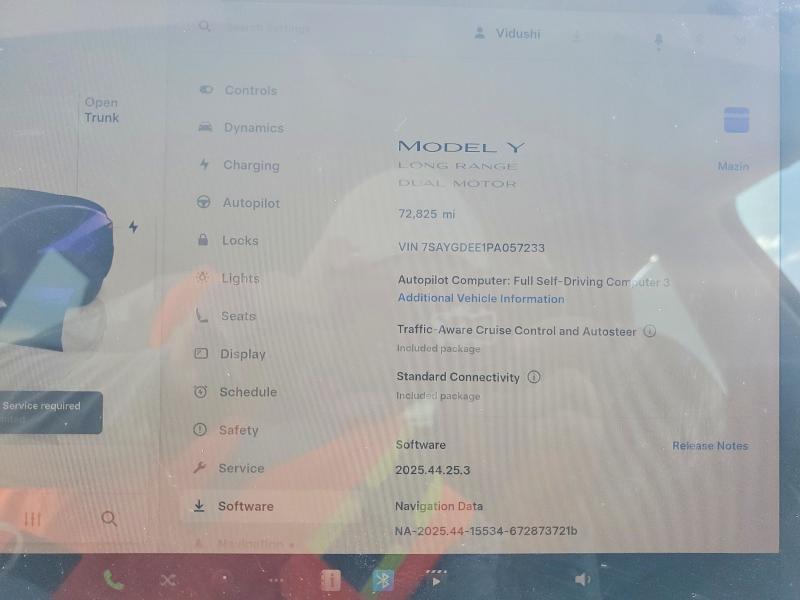 Продажа на аукционе авто 2023 Tesla Model Y, vin: 7SAYGDEE1PA057233, номер лота: 54836716