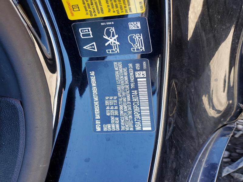 Aukcja sprzedaży 2023 Bmw 430xi, vin: WBA73AP06PCL80744, numer aukcji: 52513666