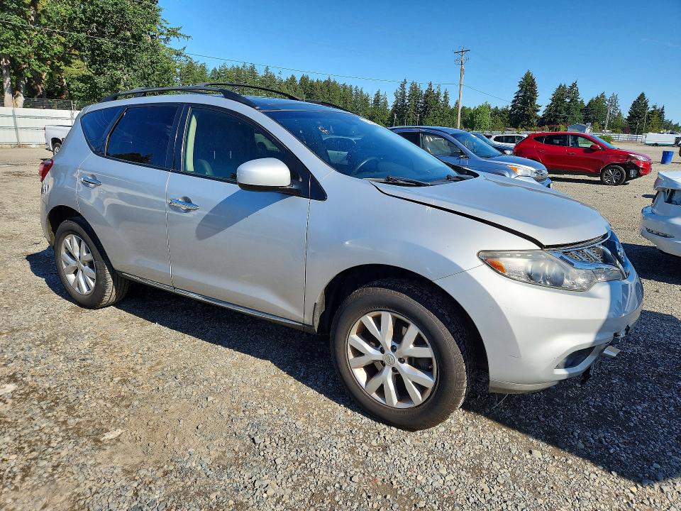 2013 Nissan Murano მანქანა იყიდება აუქციონზე, vin: JN8AZ1MU6DW208789, აუქციონის ნომერი: 54802156