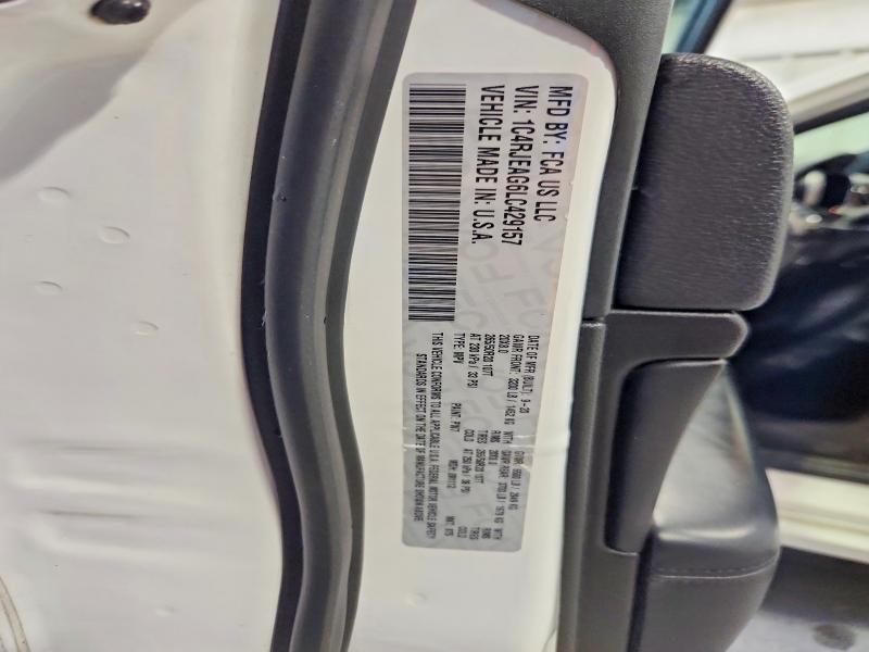 2020 Jeep Grand Cherokee მანქანა იყიდება აუქციონზე, vin: 1C4RJEAG6LC429157, აუქციონის ნომერი: 54209976