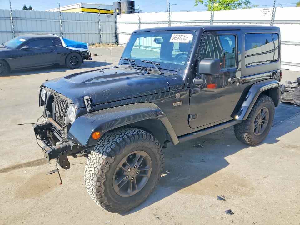54837216 :رقم المزاد ، 1C4AJWBG8HL561734 vin ، 2017 Jeep Wrangler مزاد بيع