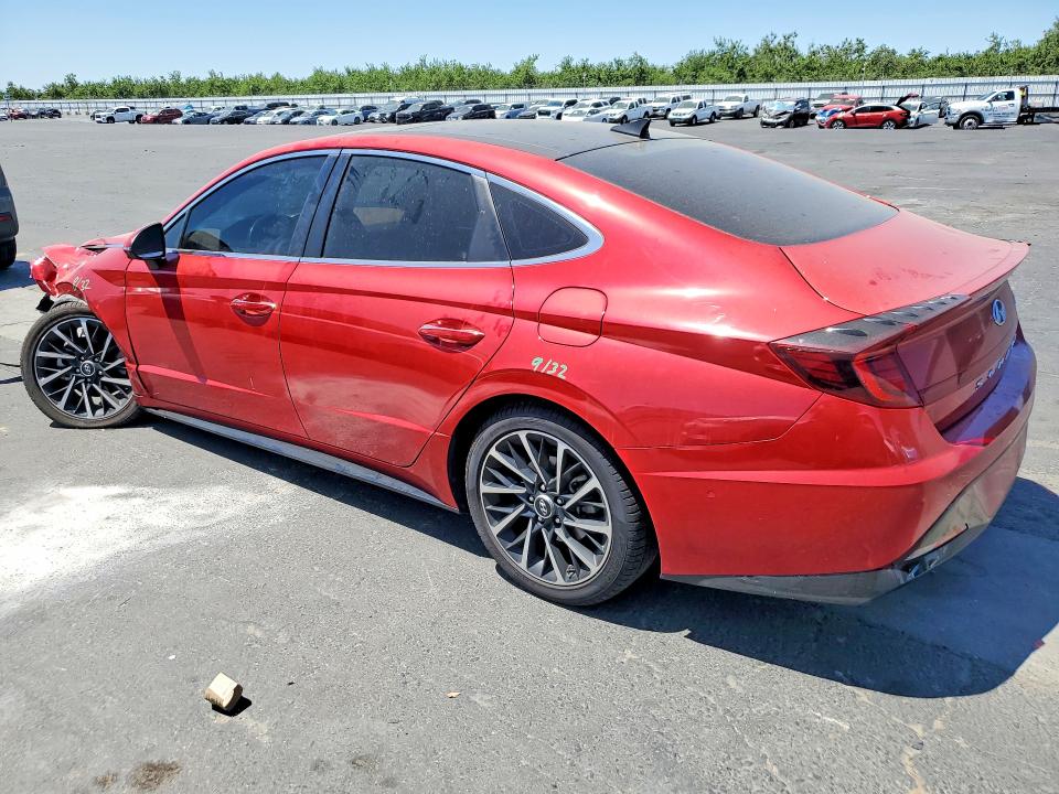 53909726 :رقم المزاد ، 5NPEH4J28MH064740 vin ، 2021 Hyundai Sonata مزاد بيع