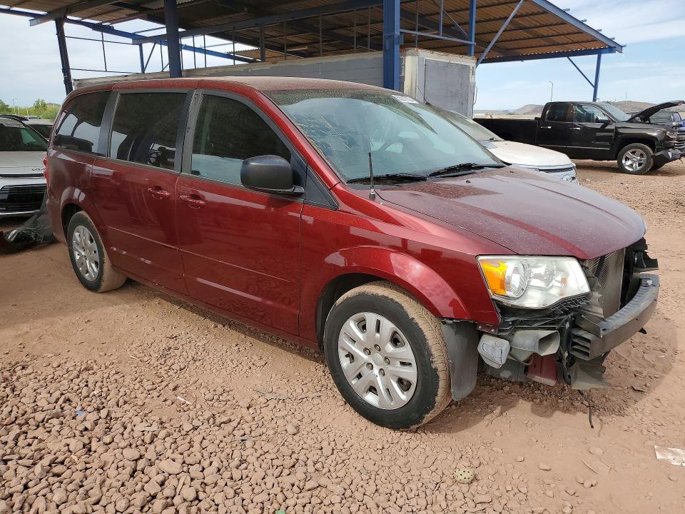 53217706 :رقم المزاد ، 2C4RDGBG0HR834933 vin ، 2017 Dodge Grand Caravan مزاد بيع