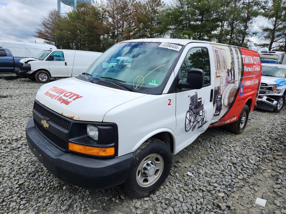 2016 Chevrolet Express G2500 მანქანა იყიდება აუქციონზე, vin: 1GCWGAFF2G1233163, აუქციონის ნომერი: 53998486