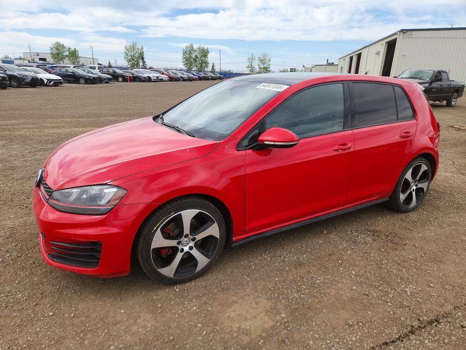 2015 Volkswagen Gti მანქანა იყიდება აუქციონზე, vin: 3VW4T7AU6FM005841, აუქციონის ნომერი: 54841506