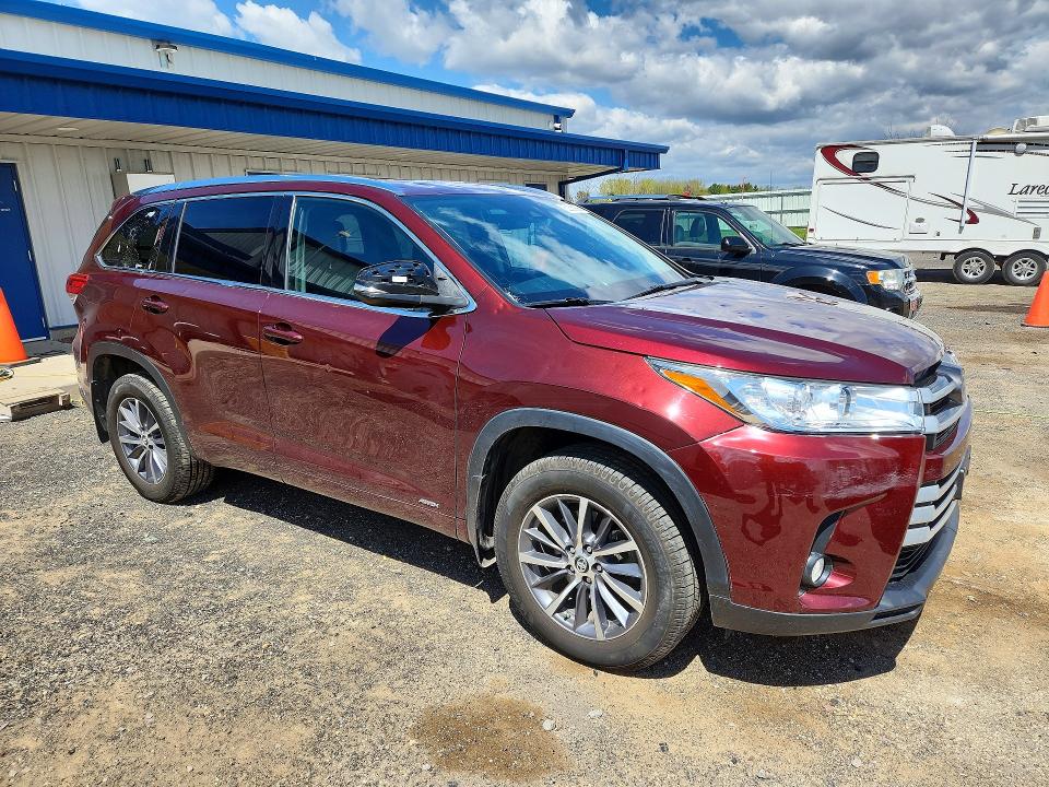 Продажа на аукционе авто 2017 Toyota Highlander Hybrid, vin: 5TDJGRFH2HS025394, номер лота: 52350566