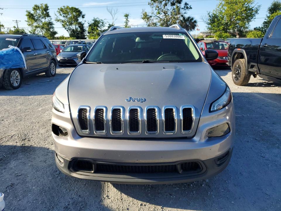 2015 Jeep Cherokee მანქანა იყიდება აუქციონზე, vin: 1C4PJLAB6FW657677, აუქციონის ნომერი: 53883866