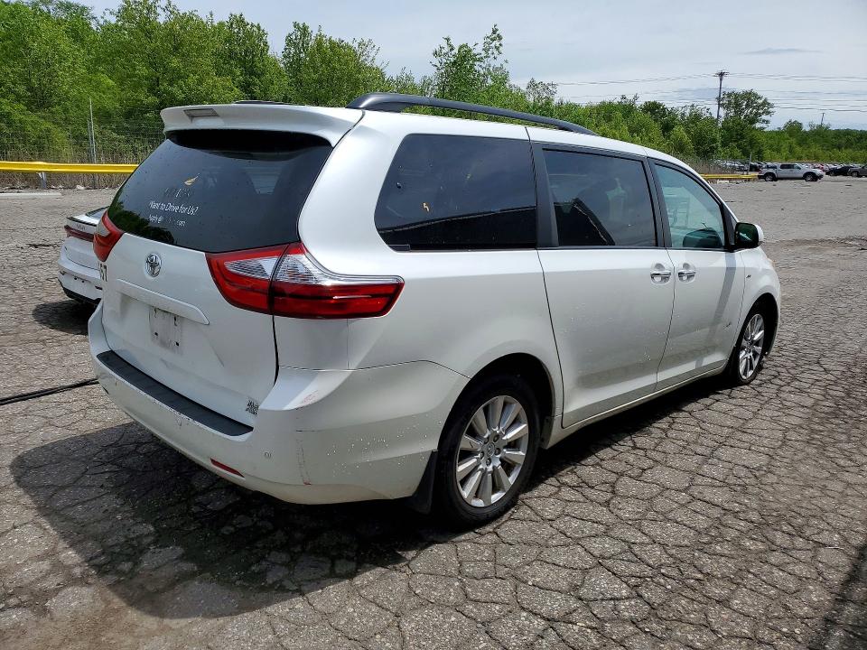 Продаж на аукціоні авто 2017 Toyota Sienna, vin: 5TDDZ3DC2HS161164, номер лоту: 54152676