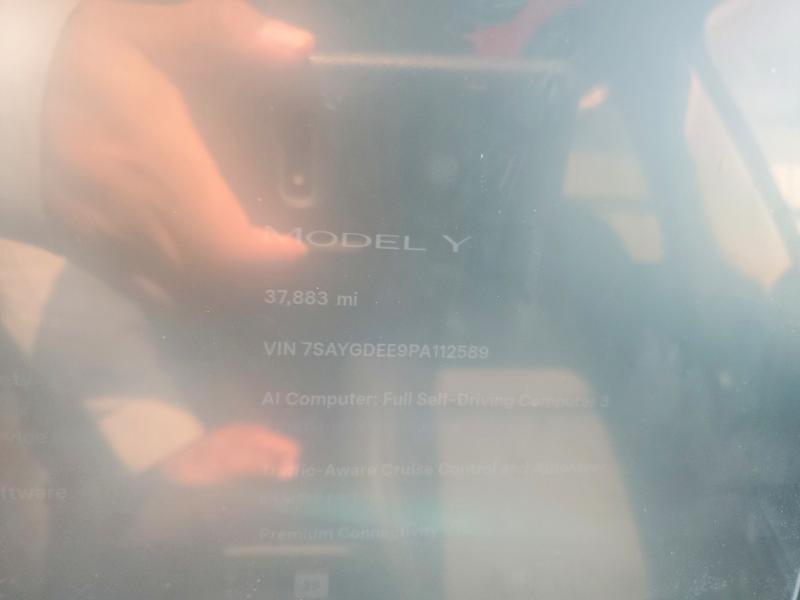 2023 Tesla Model Y მანქანა იყიდება აუქციონზე, vin: 7SAYGDEE9PA112589, აუქციონის ნომერი: 53722946