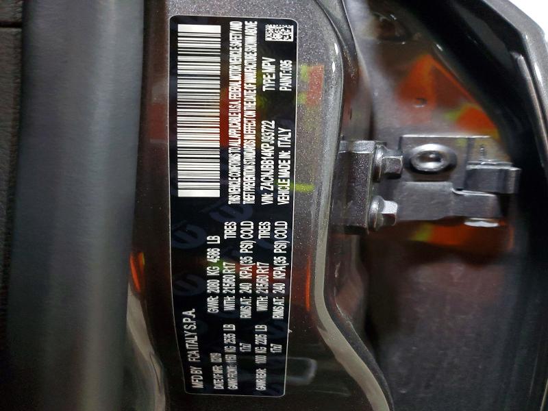 52819076 :رقم المزاد ، ZACNJBB14KPJ93722 vin ، 2019 Jeep Renegade مزاد بيع