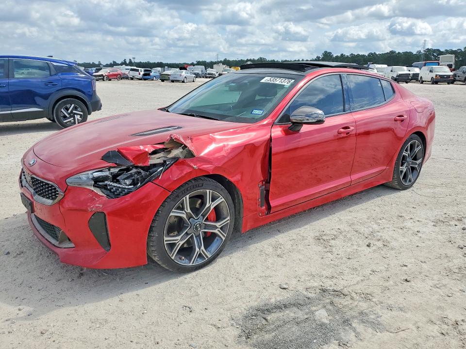 53571376 :رقم المزاد ، KNAE55LC1J6017721 vin ، 2018 Kia Stinger مزاد بيع