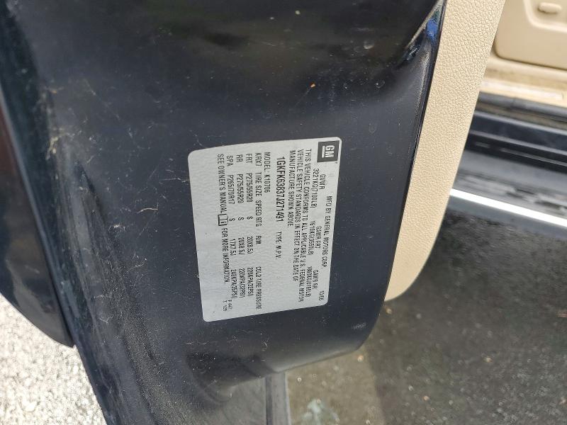 55084546 :رقم المزاد ، 1GKFK63837J271491 vin ، 2007 Gmc Yukon مزاد بيع