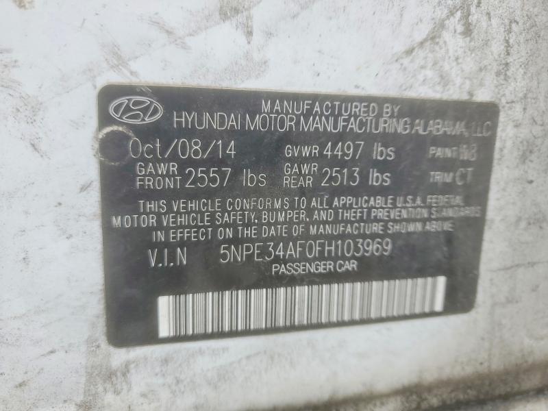 Продаж на аукціоні авто 2015 Hyundai Sonata, vin: 5NPE34AF0FH103969, номер лоту: 54959646