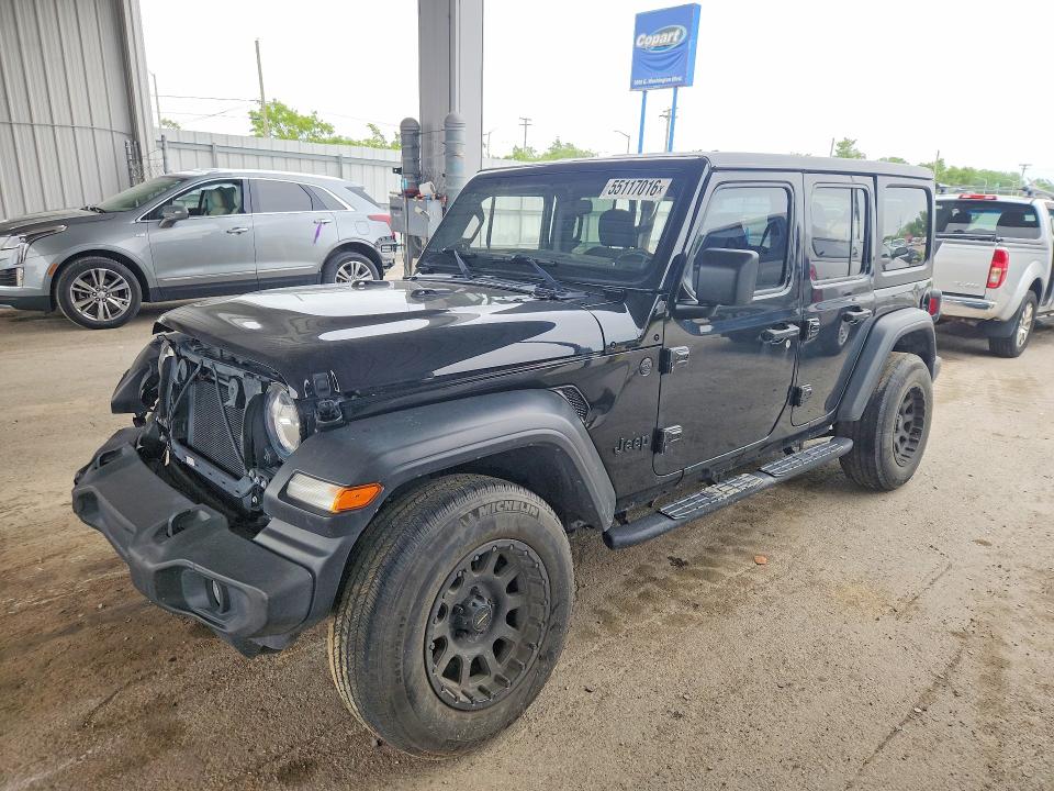 Продажа на аукционе авто 2022 Jeep Wrangler Unlimited, vin: 1C4HJXDN3NW135105, номер лота: 55117016