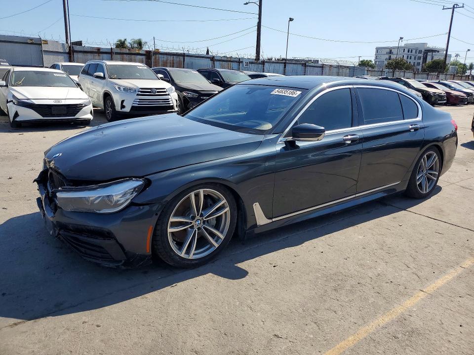 2019 Bmw 740 მანქანა იყიდება აუქციონზე, vin: WBA7E4C51KGV28667, აუქციონის ნომერი: 54635186