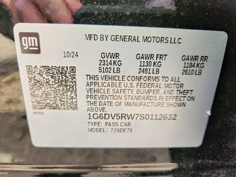 Продаж на аукціоні авто 2025 Cadillac Ct5-v, vin: 1G6DV5RW7S0112632, номер лоту: 53409836