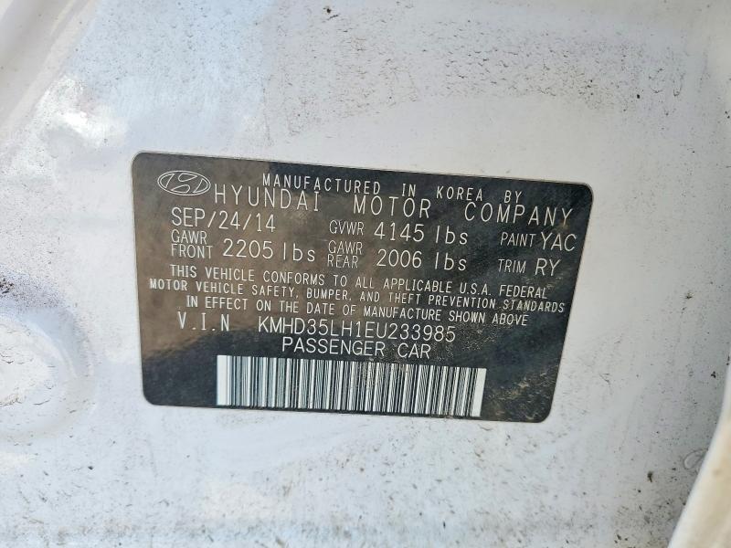 53015356 :رقم المزاد ، KMHD35LH1EU233985 vin ، 2014 Hyundai Elantra Gt مزاد بيع