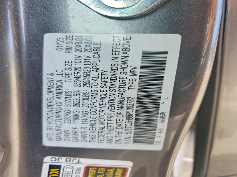 Продаж на аукціоні авто 2023 Acura Rdx, vin: 5J8TC2H88PL003782, номер лоту: 53011096