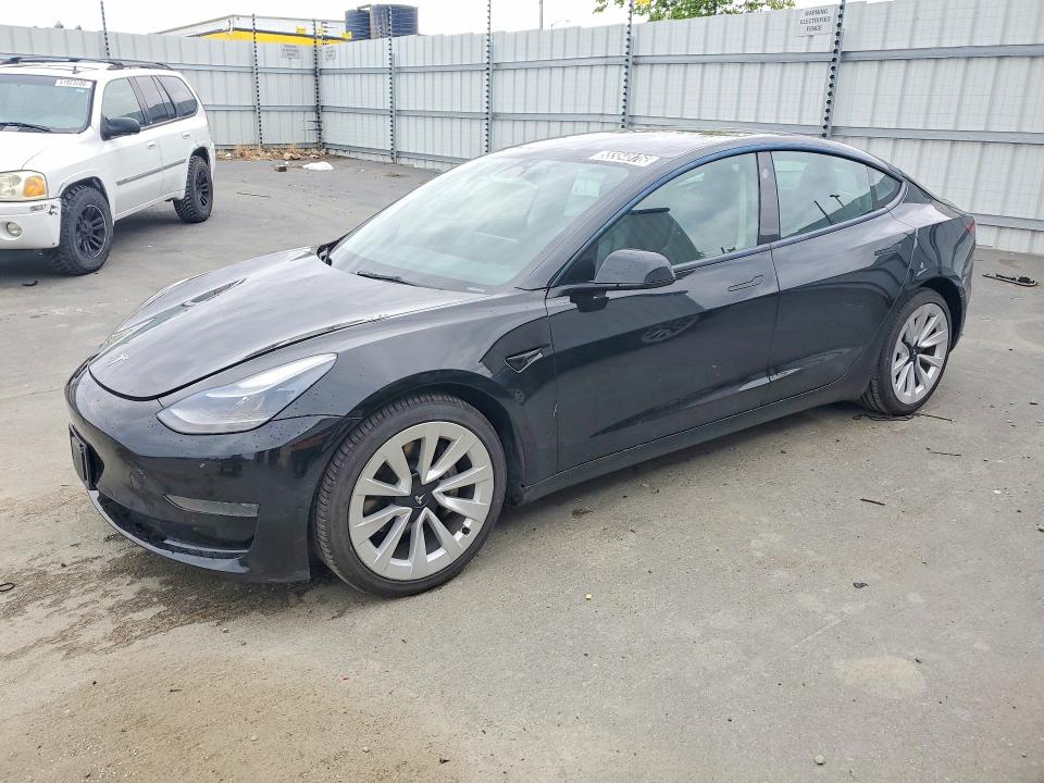 2022 Tesla Model 3 მანქანა იყიდება აუქციონზე, vin: 5YJ3E1EA6NF304044, აუქციონის ნომერი: 55554876