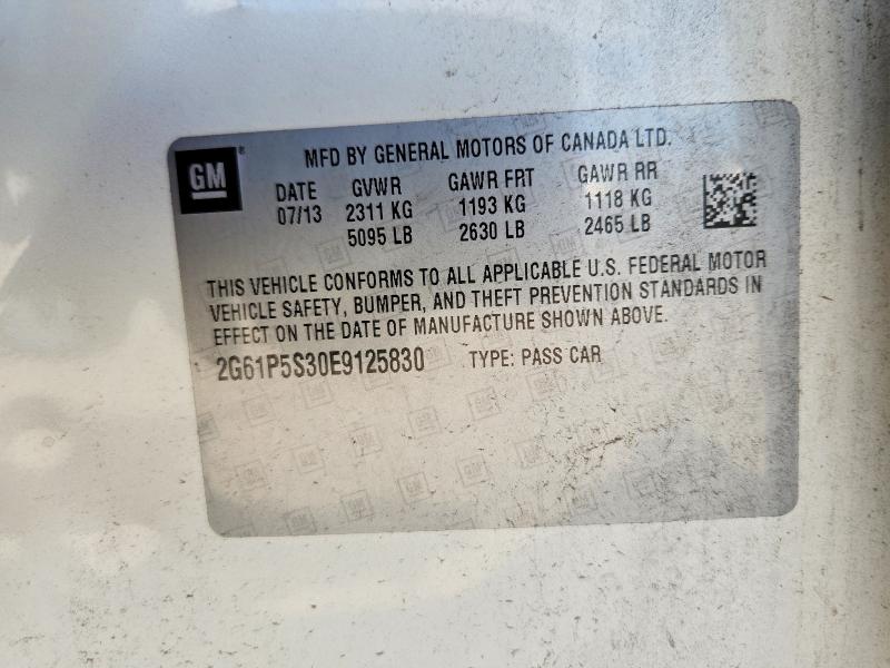 Продажа на аукционе авто 2014 Cadillac Xts, vin: 2G61P5S30E9125830, номер лота: 53255786