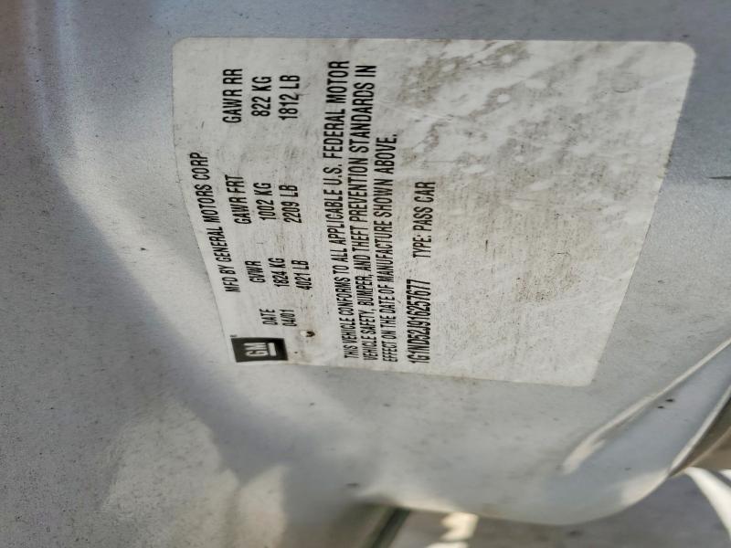 Продажа на аукционе авто 2001 Chevrolet Malibu, vin: 1G1ND52J916257677, номер лота: 54665956