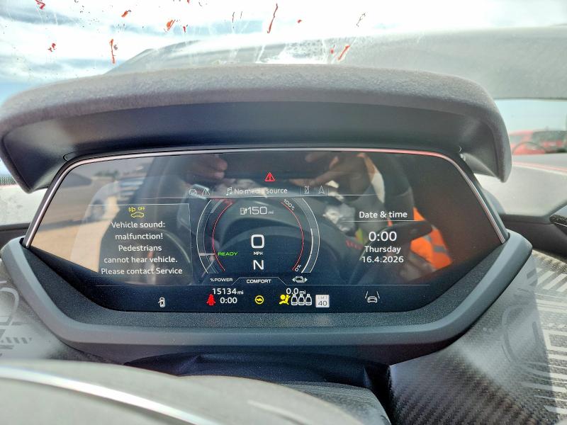 2023 Audi Rs E-tron Gt მანქანა იყიდება აუქციონზე, vin: WAUAHBFW6P7901697, აუქციონის ნომერი: 55412996