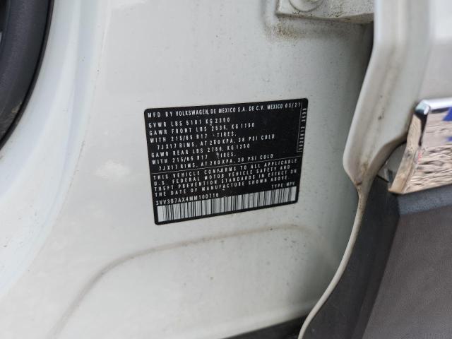 Aukcja sprzedaży 2021 Volkswagen Tiguan, vin: 3VV3B7AX4MM100716, numer aukcji: 52038196