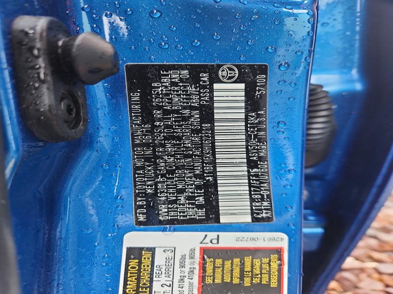 52940546 :رقم المزاد ، 4T1BF1FK9HU623218 vin ، 2017 Toyota Camry مزاد بيع
