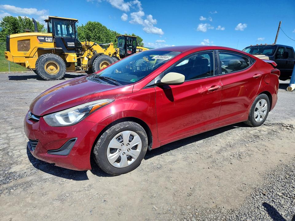 2016 Hyundai Elantra მანქანა იყიდება აუქციონზე, vin: 5NPDH4AE7GH784427, აუქციონის ნომერი: 55268866