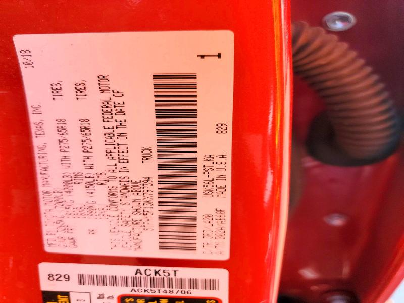 2019 Toyota Tundra მანქანა იყიდება აუქციონზე, vin: 5TFHY5F13KX797394, აუქციონის ნომერი: 52479736