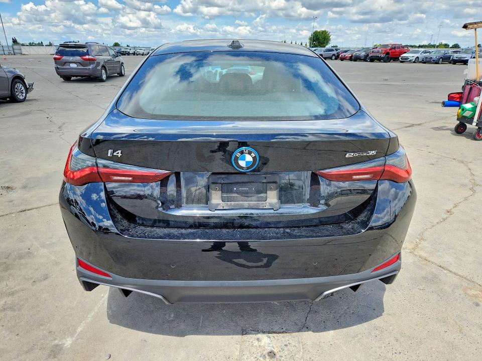 2024 Bmw I4 მანქანა იყიდება აუქციონზე, vin: WBY43AW07RFS74584, აუქციონის ნომერი: 55152636